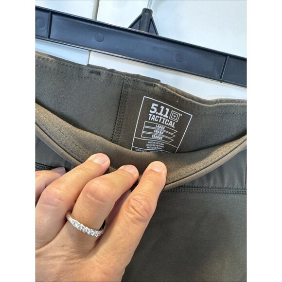 511 Tactical Raven Range Green Legging Yoga Capri Large - Picture 10 of 12